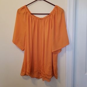 Chicos orange blouse